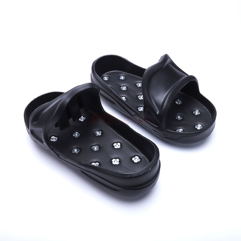 Epoxy Spiked Shoes for Resinous Coatings